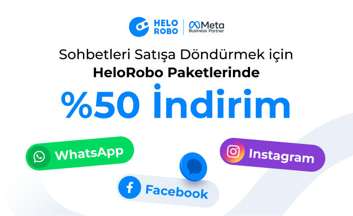 T-Soft Müşterilerine Özel HeloRobo Paketlerinde %50 İndirim
