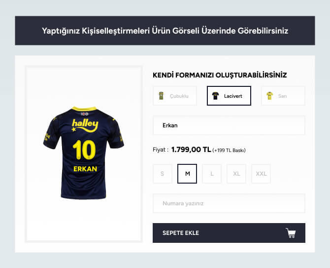 Ürün Üzerinde Simülasyon
